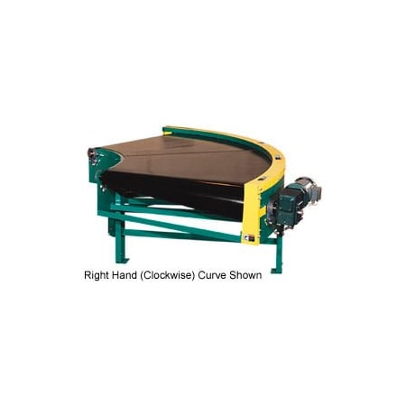 Omni Metalcraft Omni Power Turn Belt Conveyor 18"W 90 Degree Right Curve 48 Degree Radius 3/4 HP BCCU-PT48-18-90RH